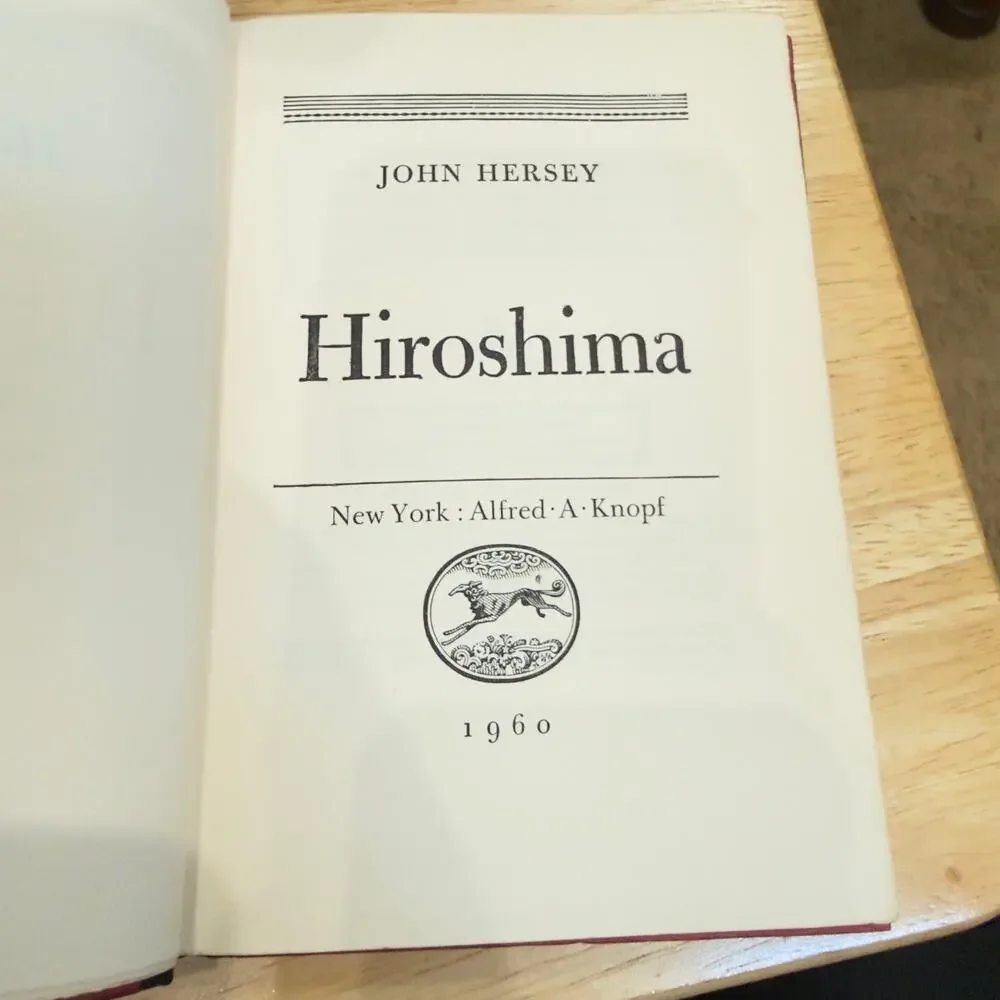John Hersey hiroshima by
